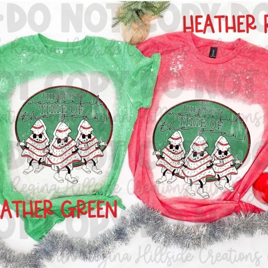 Bleached Christmas Shirt—It’s The Most Wonderful Time of the Year