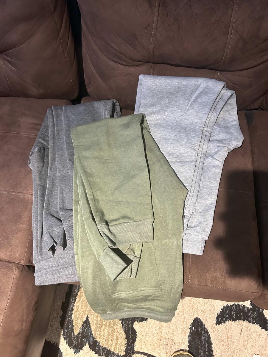 Item: Charcoal-Olive-Heather Grey, 2X-Large