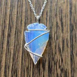 Opalite Arrowhead Necklace