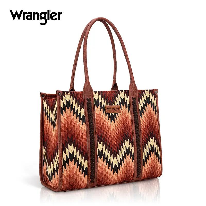 Wrangler [Live] 2025 Outfits Everything Tote Bag Commuter Bag with Top Handle Large capacity Daily Use Travel Essentials