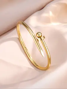 New Fashion Stainless Steel Bangle Bracelet, Anti-Allergy, Non-Fading, Simple and Elegant Design, Suitable for All Hand Shapes