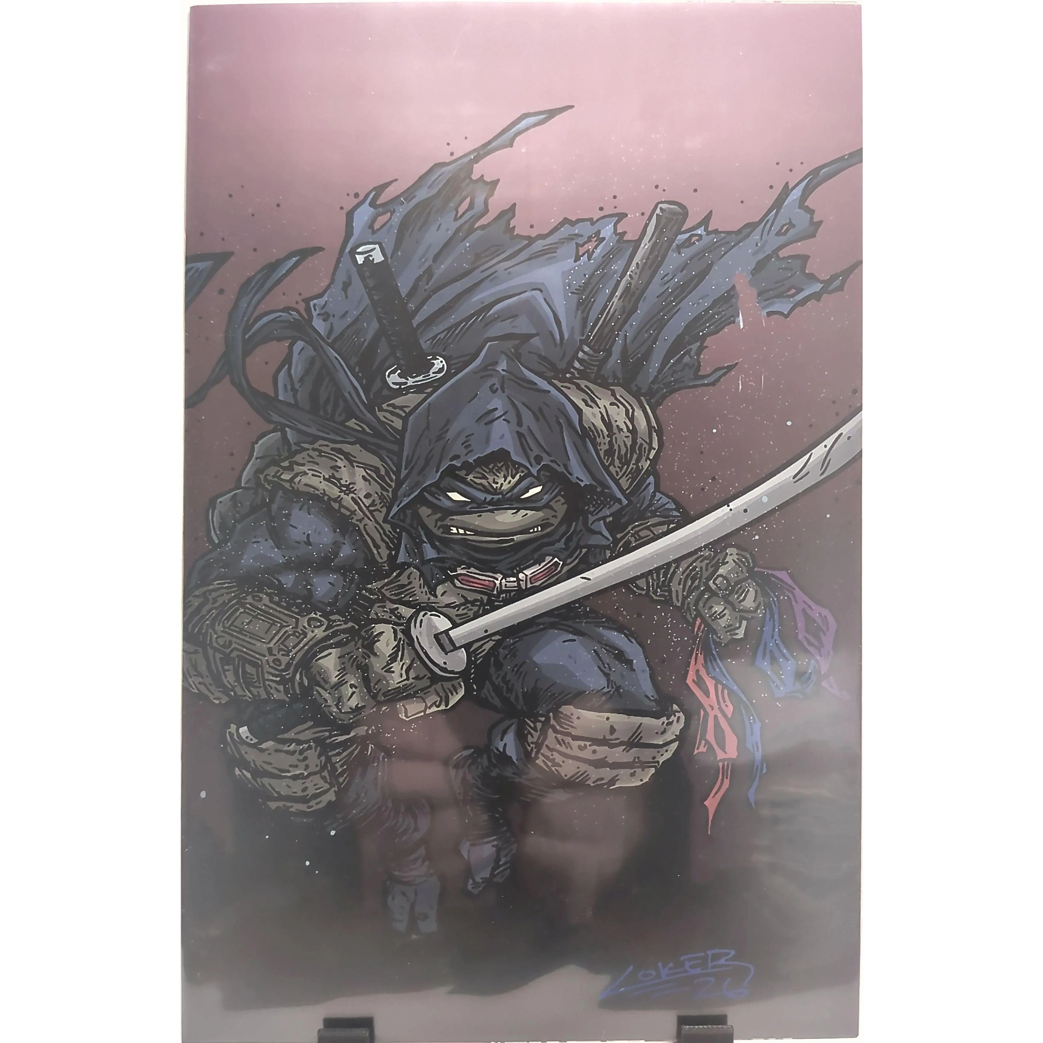 Artbook by Wesley Coker - TMNT - Ronin - W/Bandana in is left hand - Paper variant - LTD to 40