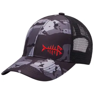Bassdash Altimate Fishing Hat Mesh Back For Men Women Adjustable Baseball Trucker Cap Hunting Camo Blaze Orange