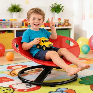 Circular Rotating Sensory Integration Training Chair, Ideal for Balance & Coordination, Perfect for Children & Teenagers Growth
