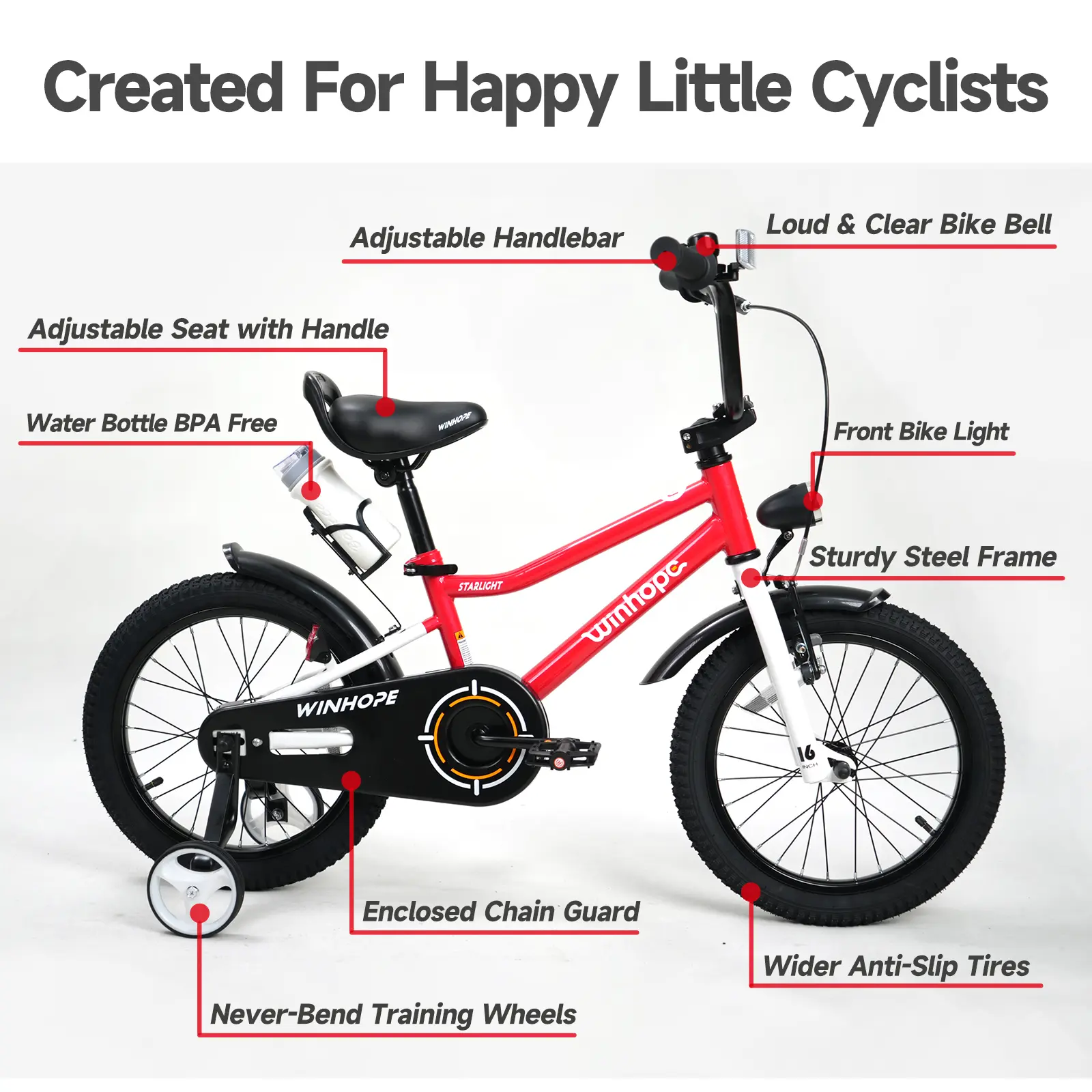 Red & 95% pre-assembled