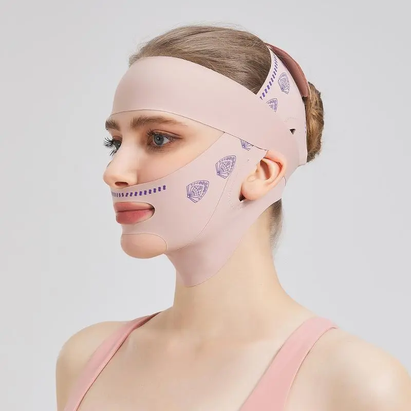 Unisex Upgraded V-Shaped Face Lifting Strap Beauty Facial Shaping Sleep ...