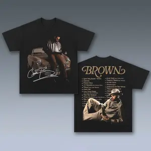 BROWN Album 2026 Premium Shirt, Vintage Music Graphic Tee, Unisex Streetwear Outfit, Gift Merch For Fans & Music Lover, Cotton Y2K Hoodie Sweatshirt