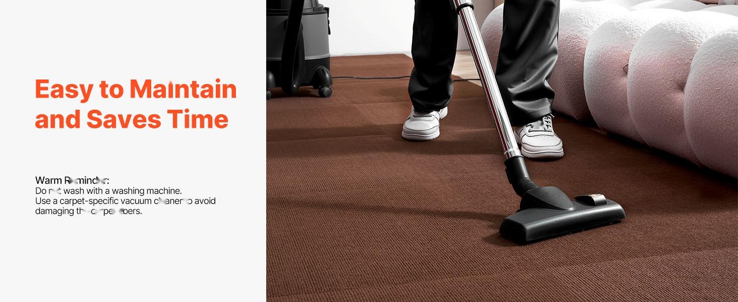 Carpet Tiles 24x24 Inch, 20 Pack Peel And Stick Self-Adhesive Brown Carpet Tiles For Home Flooring, Easy Install, Interlocking Floor Tiles, Removable And Reusable, Durable, Water Resistant, Ideal For Living Rooms, Kitchens