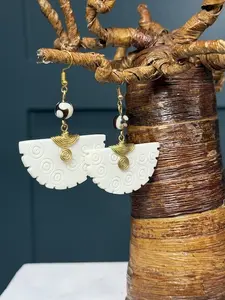 Safari Path Bone Earrings