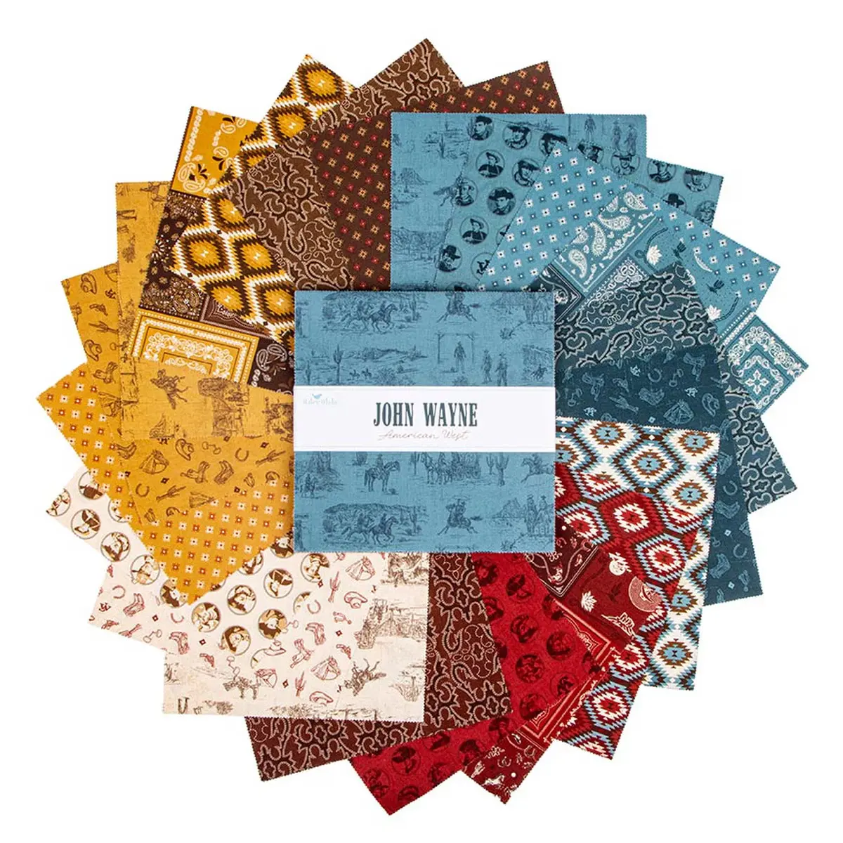 John Wayne 10" Squares American West