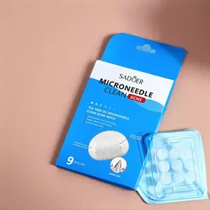 Sadoer Tea Tree Oil Acne Treatment Micro Needle Patch, Invisible Cover Scar Removal Skin Care, Water Gel Material, 1 Unit