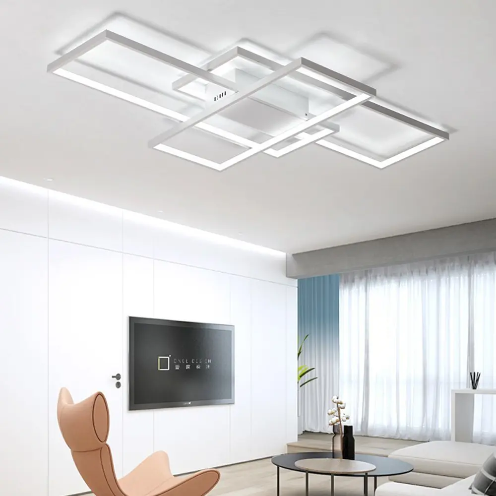 Modern Rectangular Ultra-Thin LED Acrylic Ceiling Light Panel - 90x50cm, 80W, 110-260V, Bright Illumination, Indoor Use for Home/Office (15-20 sq m Coverage)