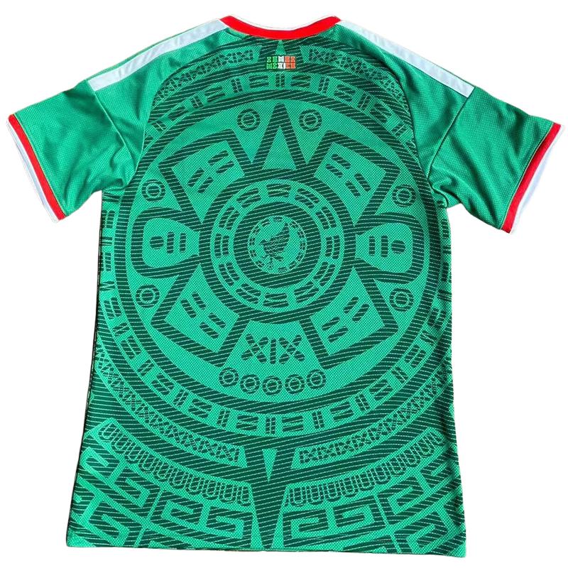 （S-4XL) 2025/2026 Mexico Home Customize Short Sleeve Football Jersey Shirt