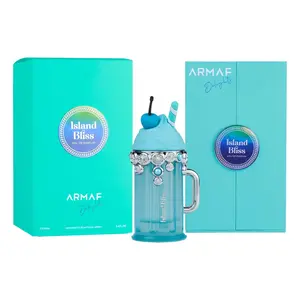 ARMAF Delights Island Bliss for Men Eau de Parfum Spray 3.4 Ounce Tropical Fruity Coconut Vanilla Cologne Perfume