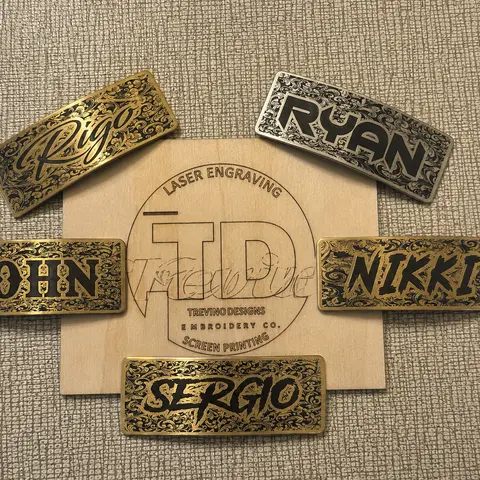 Hard Hat Name Plates - Trevino Designs S Background Designs "please read description before ordering"