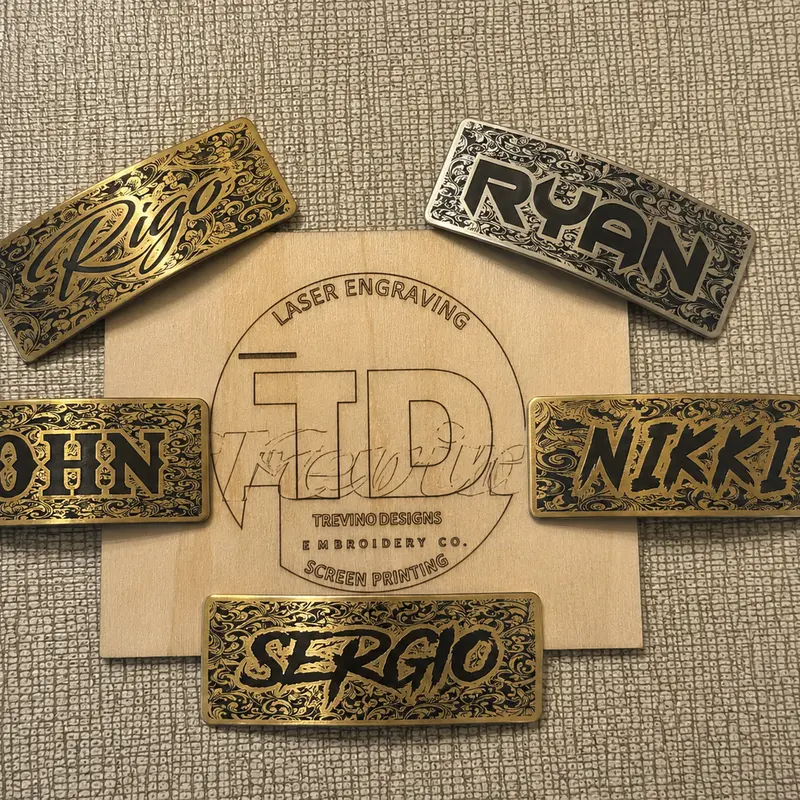 Hard Hat Name Plates - Trevino Designs S Background Designs "please read description before ordering"
