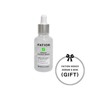 FATION Nosca9 Trouble Serum 1.01 fl oz. (30ml) - Rapid Soothing Formula with Heparin RX Complex for Sensitive Skin Hydration & Redness Relief