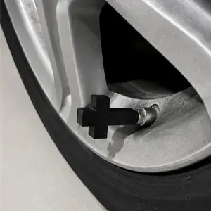 Cross Valve Stem Cap Set