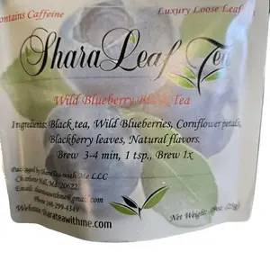 Blueberry Black Tea - iced Tea with Blueberries and Black Tea - Freshly Brewed and Enjoyable Flavor