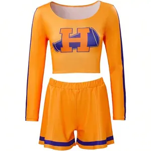 Buffy Varsity Cheerleader Costume Set - Women's Two-Piece Outfit