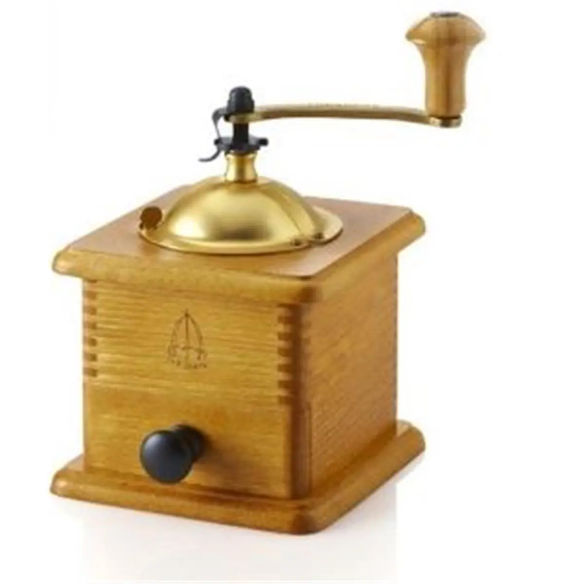 212 MAIN Gary Valenti Tre Spade Conic Mechanisms Adjustable Hardened Steel Manual Coffee Grinder - Classic Design Wooden Kitchenware, No-Battery Coffee Grinding Tool for Kitchen Enthusiasts, Furniture or Antiques Complement