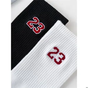 Socks Crew Pattern Number 2pairs Men