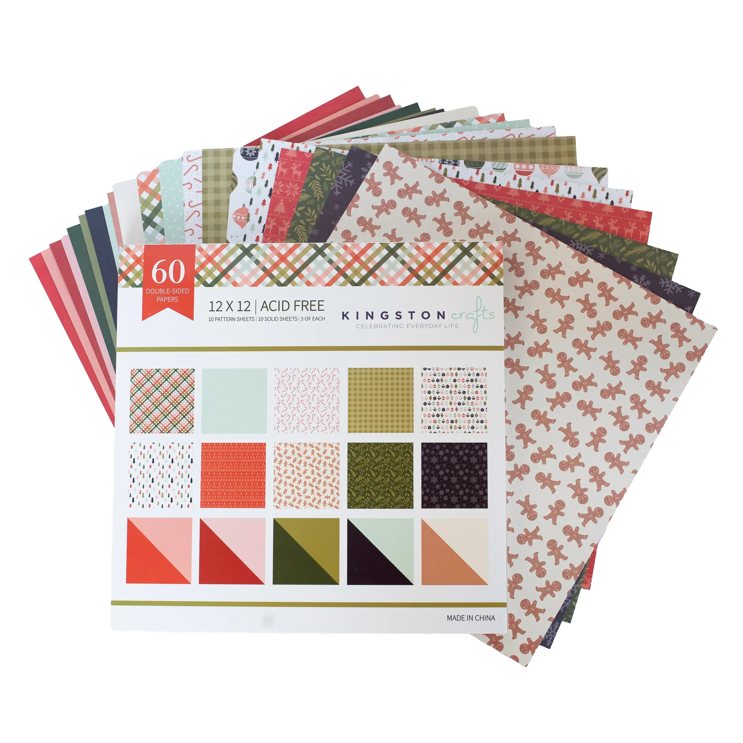KC 12x12 Christmas Paper Pad **AS IS**