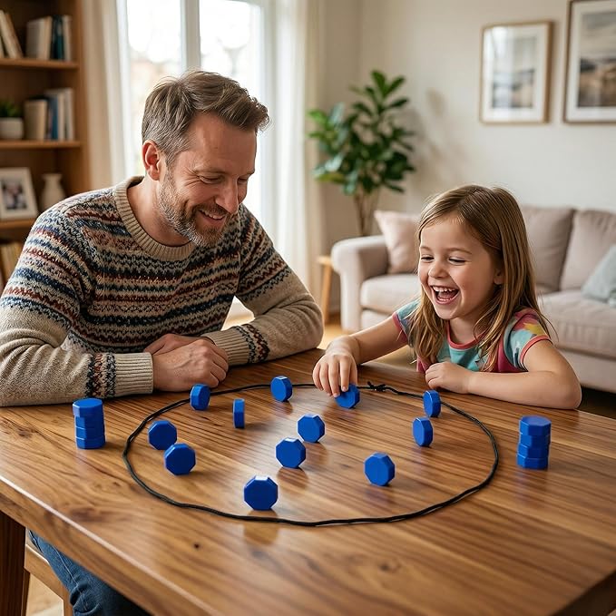 Exciting Magnetic Game For Easter Family Game Night, Great Fun Games For Kids and Easter Basket Gifts, Includes 1 Rope, 20 Magnets, And Instructions “Magnetic Game” “Family Game Night” “Kids Fun”