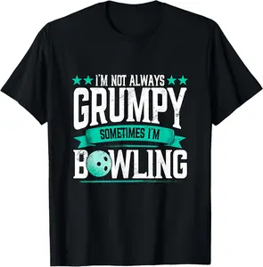 Funny Bowling T-Shirt Funny mans