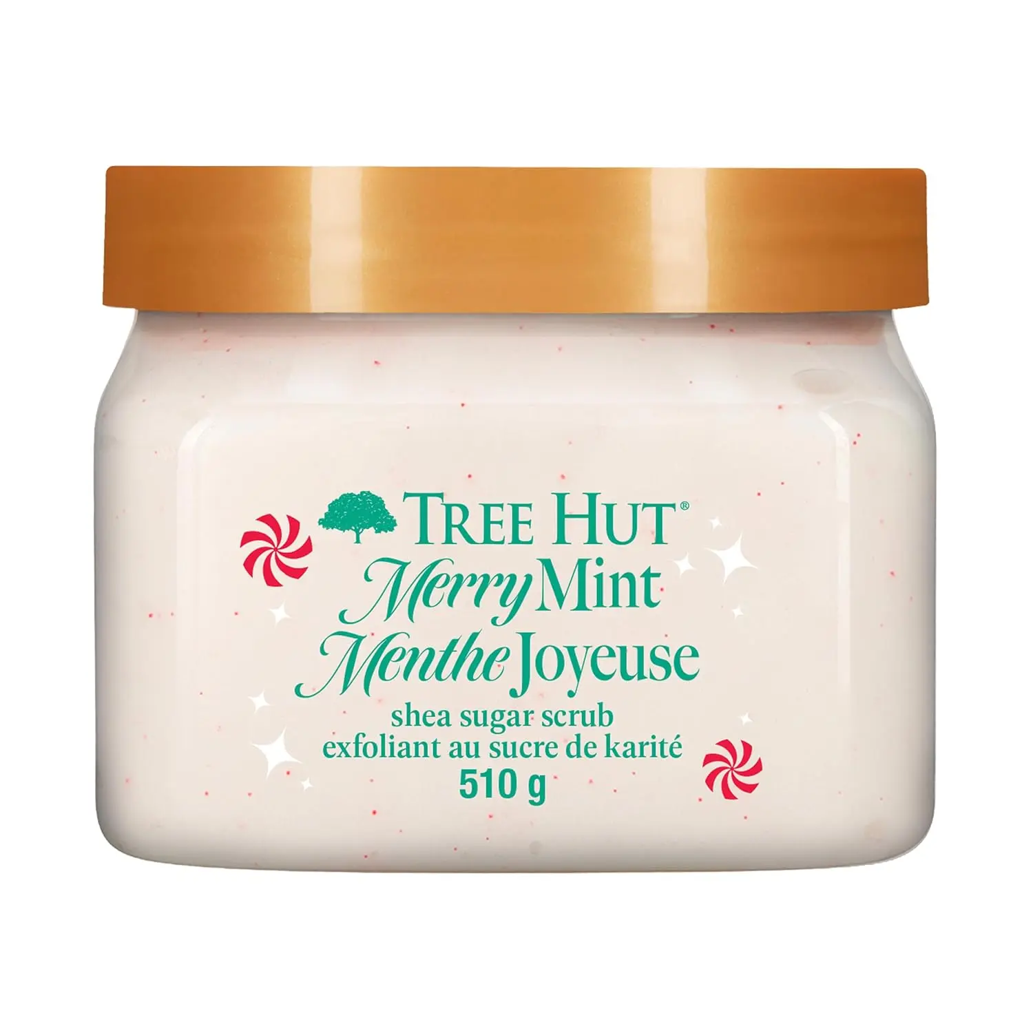 Tree Hut Merry Mint Body Scrub, Exfoliating Sugar Scrub, Vegan, 18 Oz | Exfoliating & Nourishing with Shea Butter & Essential Oils, Body Exfoliator for All Skin Types, Self Care Gifts for Women