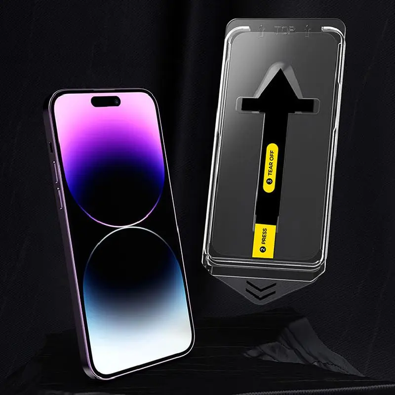 Clear/Privacy Protection Phone Film for iPhone15/14/13/12/11 Pro Max Series -Dust Free Without Bubbles Protective Film