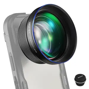 NEEWER LS-59 HD 85MM Telephoto Phone Lens Only for 17mm Thread Backplate, 2.5X Magnification Compatible with SmallRig NEEWER iPhone Samsung Phone Cage Case with 17mm Lens Adapter