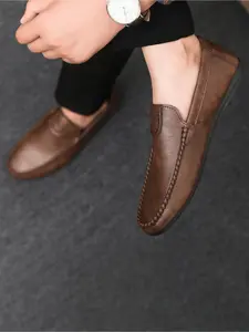 2026 Men's Spring and Summer Lightweight Loafers, Slip-on Soft Leather Breathable Outdoor Business Casual Driving Shoes