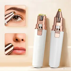 2 in 1 facial & eyebrow hair trimmer,Electric Eyebrow Trimmer, Lip Facial Body Hair Removal Tool, Facial Hair Care Tool, Electric Shaver Women, Eyebrow, Epilator Hair Remover