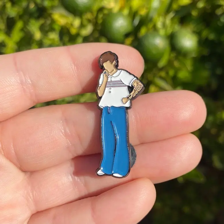 H’s House Enamel Pin.