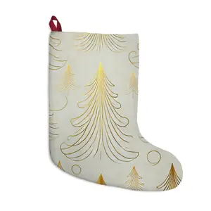 Elegant Christmas Stockings, Luxurious Holiday Decor, Personalized Keepsakes, Winter Festivities, Tree Design Stocking, Christmas Gifts