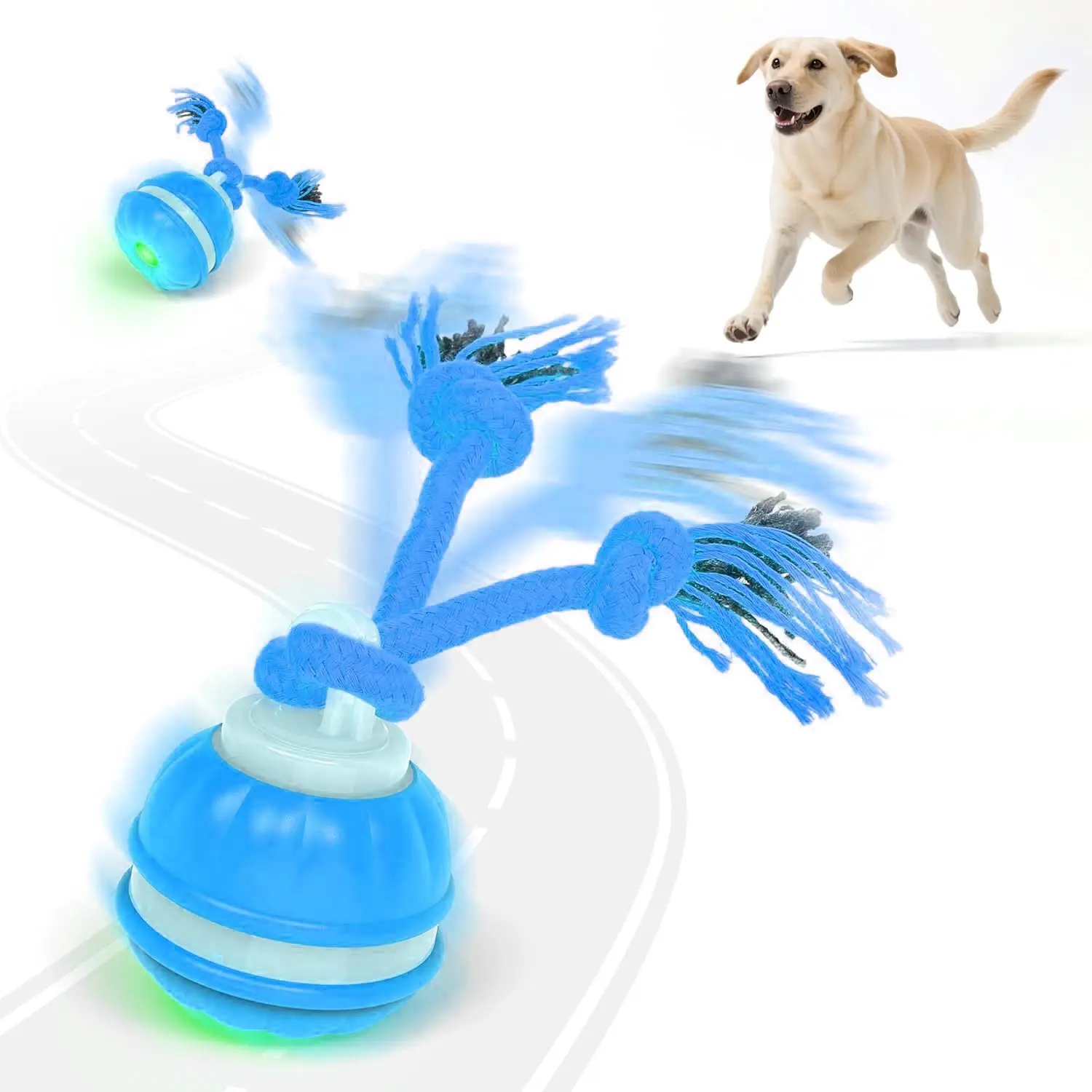 Gyro ball,Interactive Dog Toys with Motion Activated,Squeaky Dog Toy Active Rolling Ball,cool dog stuff,Ball for Daily Training,Used for small dogs and cats,pet accessories,squeaky toys dog