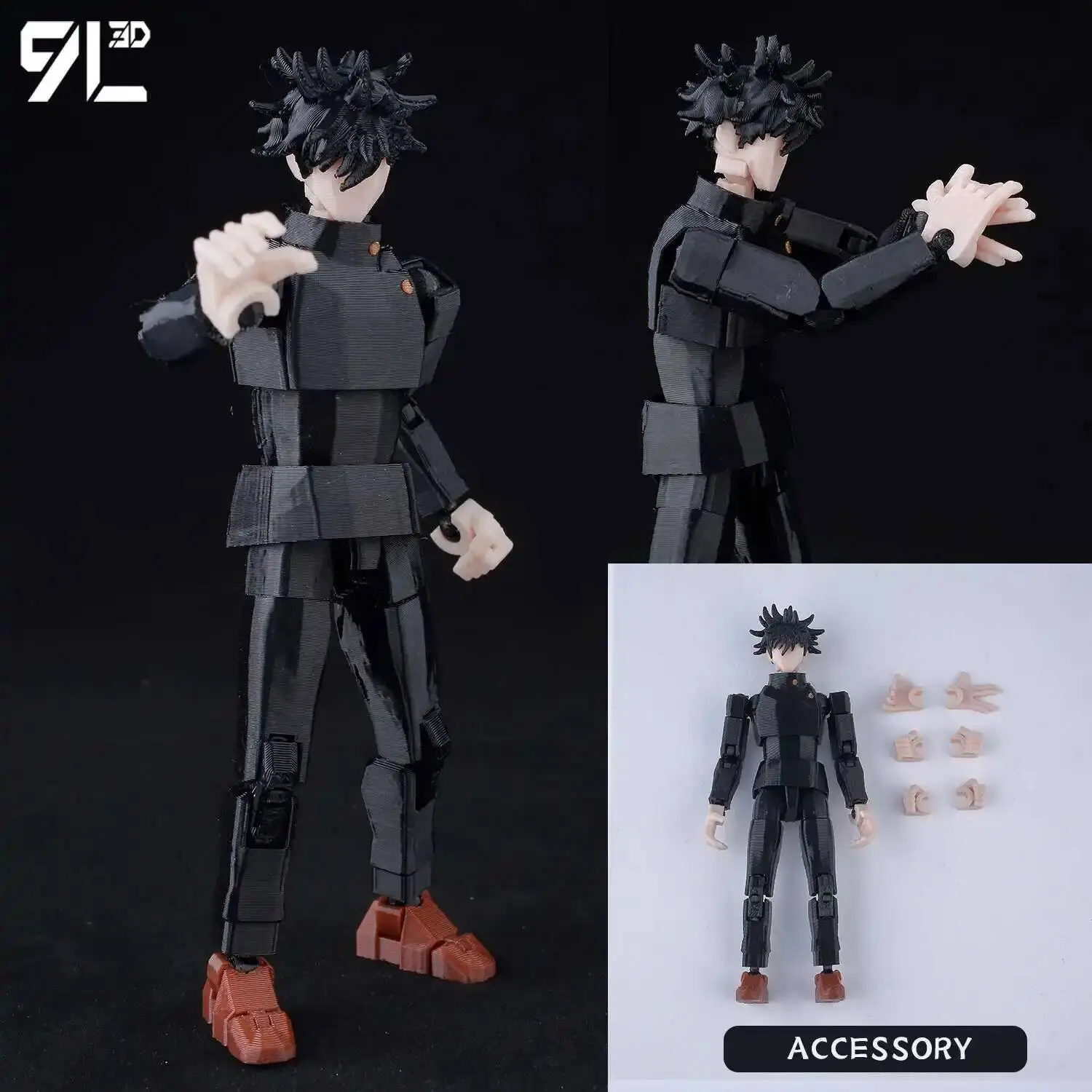 9L3D Printed Anime Jujutsu Kaisen Sukuna Yuji Yuta Satoru Gojo Lucky Dummy 13 Movable Shapeshift Action Figures Mannequin Toys 9L3D Printed Anime Jujutsu Kaisen Sukuna Yuji Yuta Satoru Gojo Lucky Dummy 13 Movable Shapeshift Action Figures Mannequin Toys