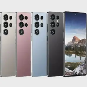 S25 Ultra Unlocked 5G Android 14 Smartphone.12GB+512GB,6.8" HD Display,68MP+108MPCam,6800mAh, Dual Card, Built-in Pen, FaceUnlock, , Case & Protector