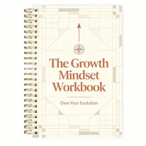 Growth Mindset Workbook Notebook for Personal Transformation 116 Pages 100gsm Paper Sturdy Cover Planner Tracker for Achieving Goals & Overcoming Fears hobonichi  planner  adhd  fidgets