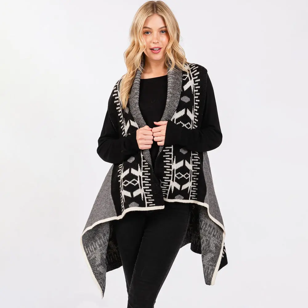 Aztec Pattern Vest