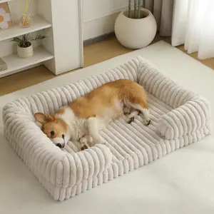 Large Dog Bed Pet Mat Cat Nest Dog Bed Dog Pad Pet Nest Winter Warmth, Comfortable and Cozy Pet Lounger for Dogs and Cats Shaped Beds