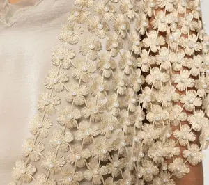 GRAVER Susan Graver Novelty Pearl Bead Embellished Shrug