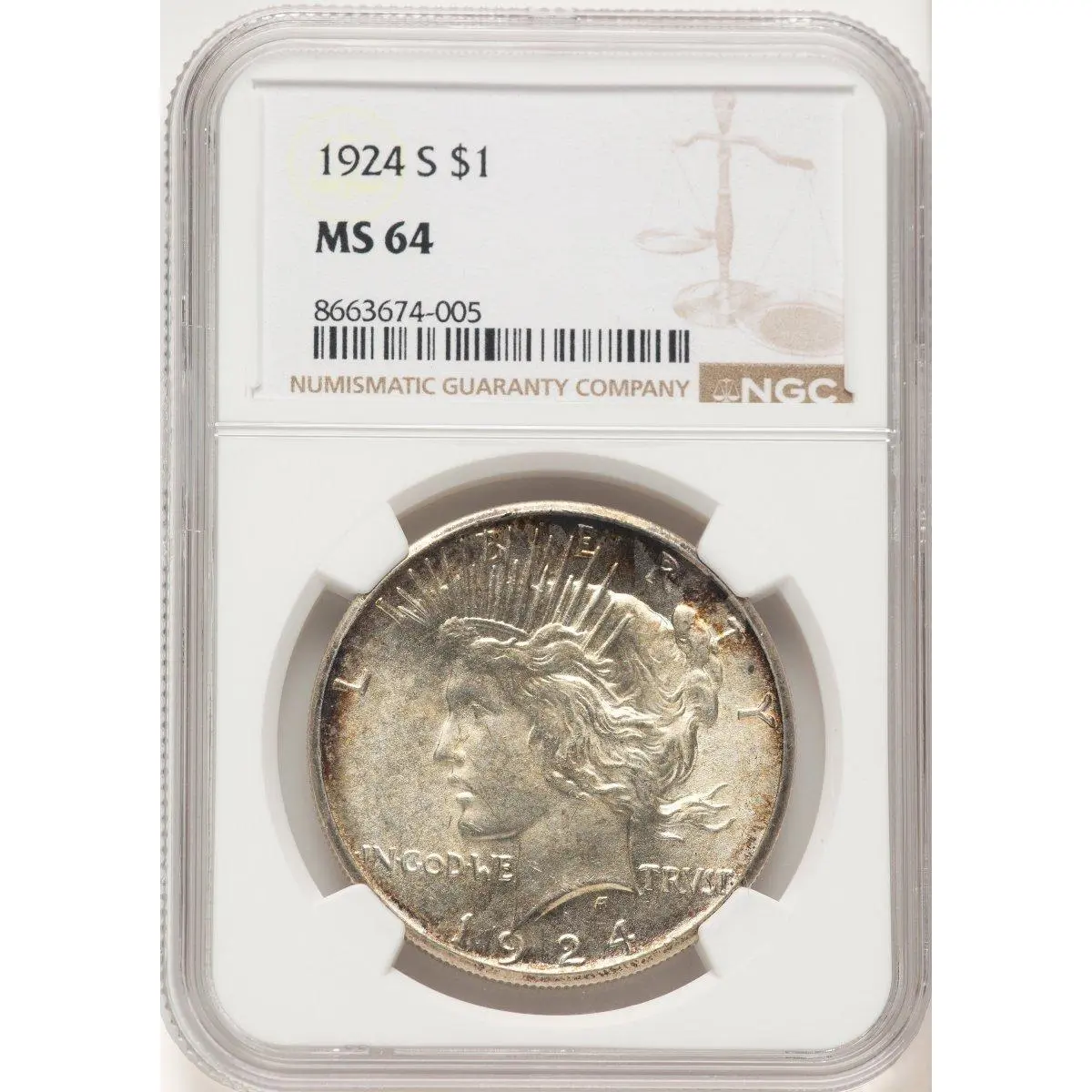 Peace Dollars (1924-S S$1)