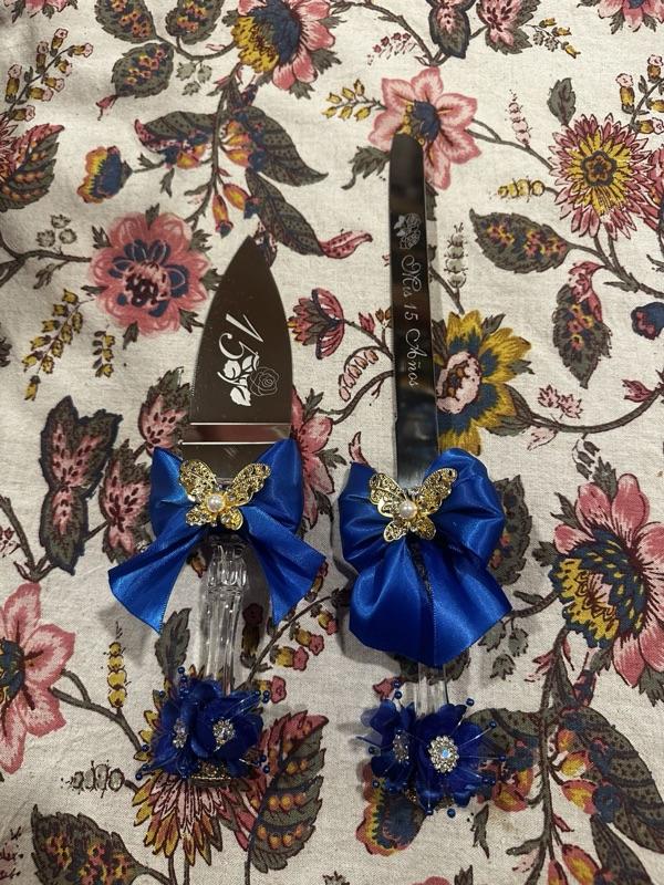 Cake spatula and knife set