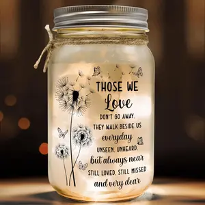 Sympathy Starlight Mason Jar - Gifts for Loss of Loved One, Memorial Gifts, Celebration of Life Decorations, Bereavement Gift Ideas, Funeral Gifts