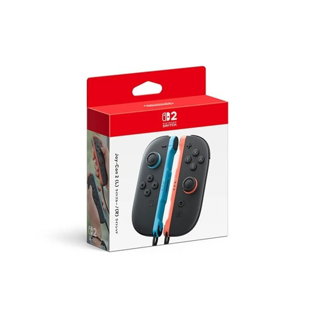 Gamers Premium ABS Nintendo Switch 2 Joy-Con 2 L-R Wireless Controllers Light Blue Light Red Japan Edition - Ergonomic Multiplayer Console Gamepad, Responsive Motion Control Joy-Con 2 Controller Set