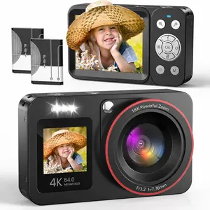 Deatti Portable Digital Camera – digital cameras affordable Compact Point-and-Shoot Camera for Teens and Students, Beginner-Friendly Gift cameras pictures for Boys & Girls vlogging camera