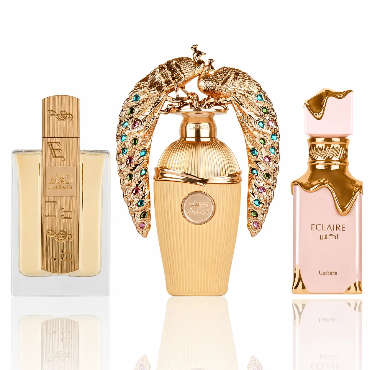Eclaire + Afeef + Angham --- 3 piece Bundle for Women By Lattafa