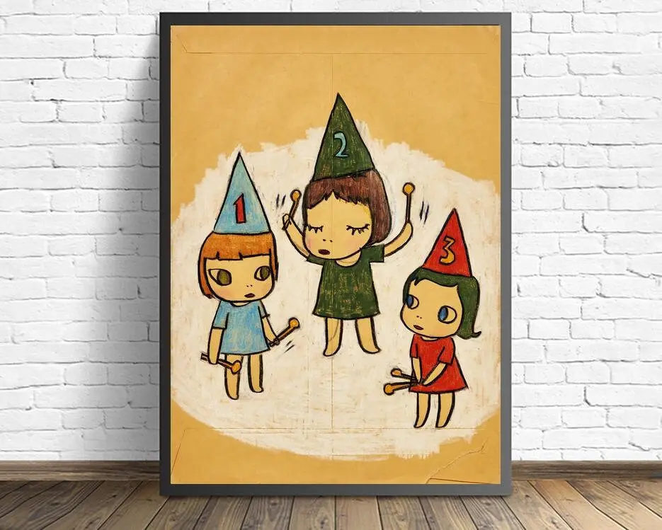 Nara Yoshitomo Home Decor Canvas